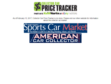 Tablet Screenshot of collectorcarpricetracker.com